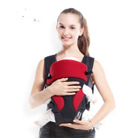 0-24 M Baby Carrier Backpack Infant Backpack Wrap (Color: Red)