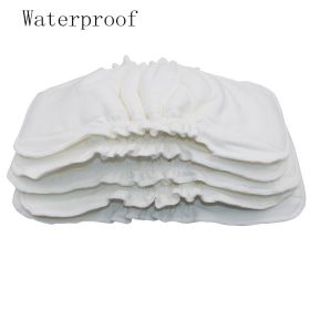 Washable Bamboo Cotton Anti-leakage Baby Diapers (Option: Waterproof-Q1pcs)