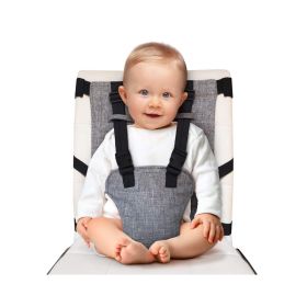 Baby Safety Belt Washing Baby Feeding Dining Chair (Option: Gray)