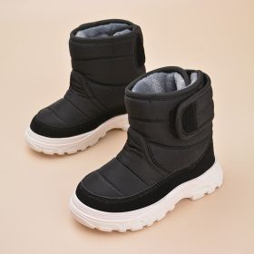 Fashion Personality Children's Snow Boots (Option: Black-21)