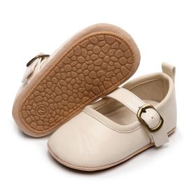 Baby Low-cut Toddler Shoes Simple (Option: Beige-11cm)