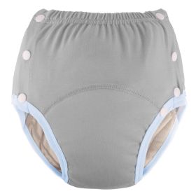 Diaper Pants Washed And Reused Diaper (Option: Light Gray-S Code)